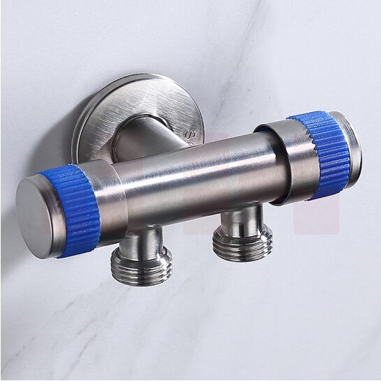 双用角阀 一进二出三通角阀 马桶分水器