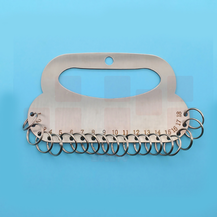  18位钥匙圈 仓库房东宿舍手提钥匙盘