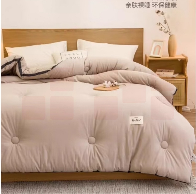 无印良品  春秋被子  暖云绒立体春秋被  货号：JC
