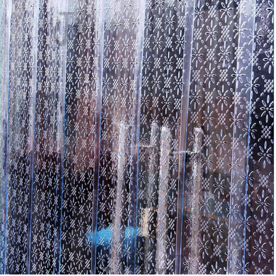 塑料门帘子夏季空调透明门帘pvc隔断软帘 夏季透气门帘  单位：平米