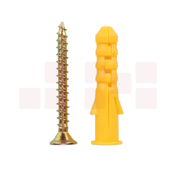 膨胀螺丝 小黄鱼塑料膨胀管  塑料胀管  12*80  100个/包 单位：包   货号：JC