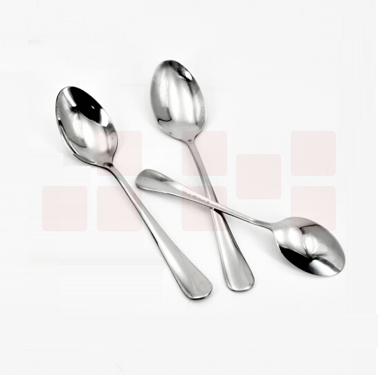 不锈钢勺子 加长西餐勺 汤勺儿童饭勺 长约15cm