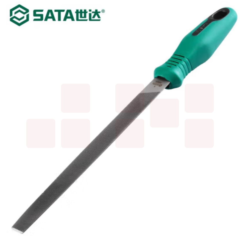 世达（SATA)  03936中齿半圆锉8寸锉刀