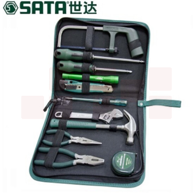 世达（SATA）11件基本组套/家用五金工具 基本组套 电工综合组套11件套装06003