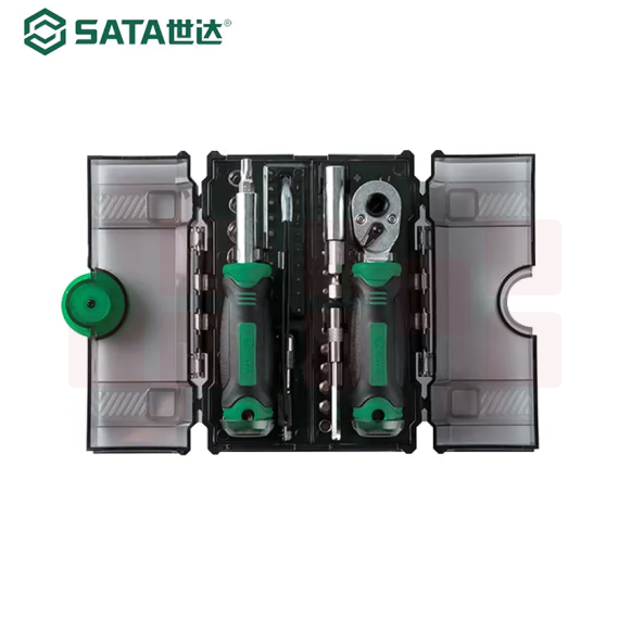 世达 05498A 套筒套装 家用螺丝刀起子 小飞棘轮扳手螺丝批综合组套