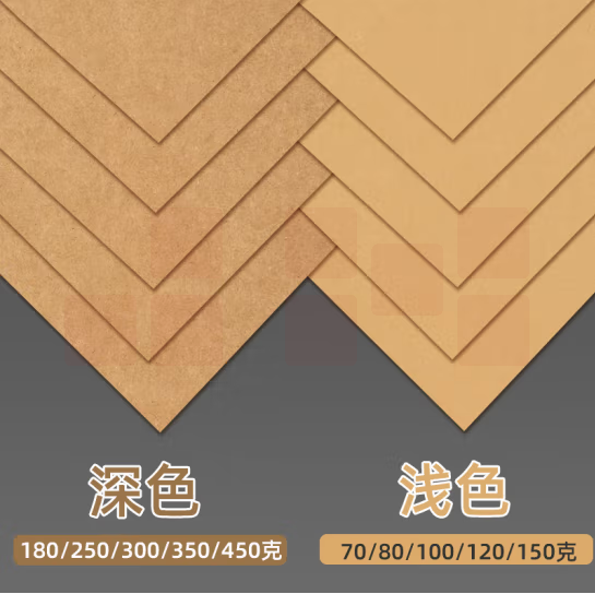 A3牛皮纸 250g 100张一组 货号：LJ