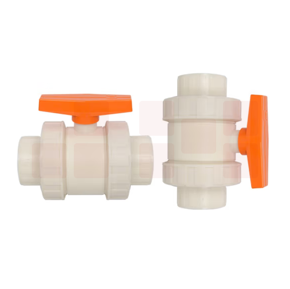 ABS球阀 活接球阀 ABS双活接阀门 50