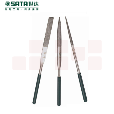 世达（SATA）3件套金刚石整形锉4x160MM货号03870
