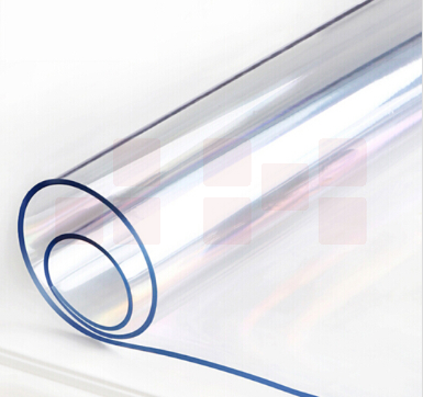 软玻璃 水晶版 PVC防水防烫磨砂 透明水晶板 1.5mm厚  单位：每平米