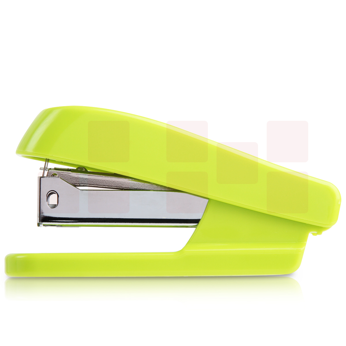 得力 订书机 彩色12#订书器 适用24/6-26/6钉 颜色随机 0406