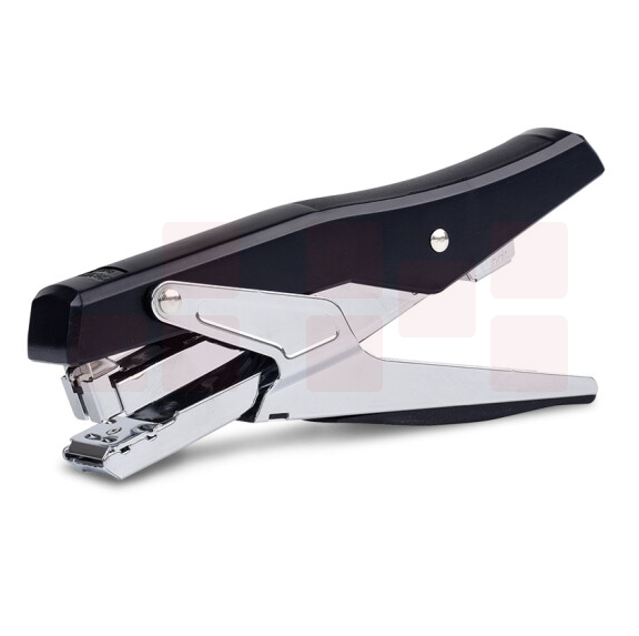 得力(deli)手握订书机 省力订书器 省力型订书器 黑 0329