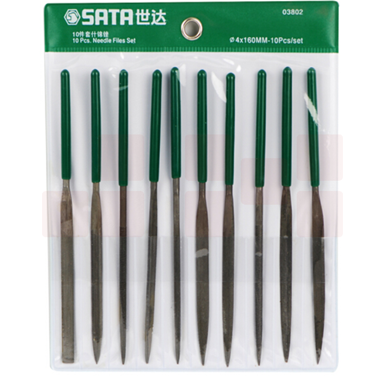 世达（SATA)   03802	10件套什锦锉4x160MM