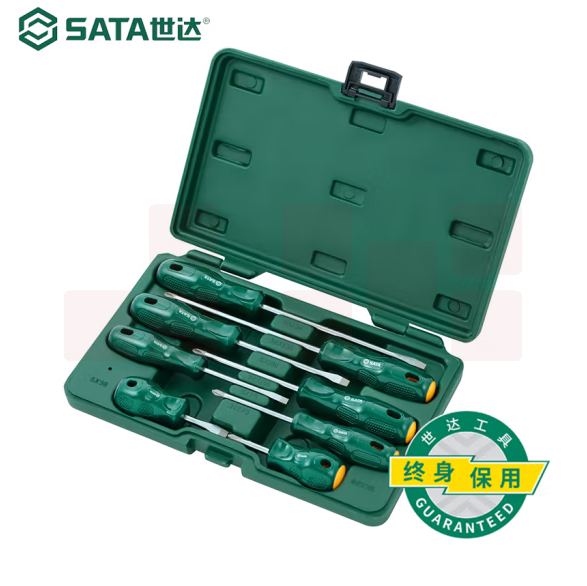 世达 09306 8件套A系列一字、十字螺丝批组套电工工具螺丝刀起子
