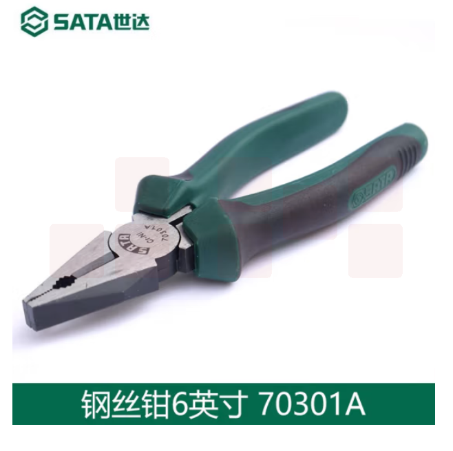 世达 6寸钢丝钳6" 克丝钳老虎钳子70301A