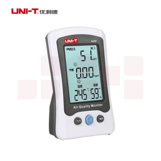 优利德（UNI-T) 雾霾表PM2.5检测仪甲醛家用车载多功能空气质量监测仪器 A25F 甲醛型