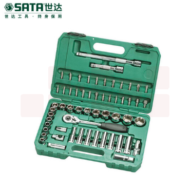 世达（SATA）58件12.5MM系列套筒组套 货号09007