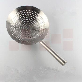 巨联（JULIAN）不锈钢大漏勺   网眼漏勺直径33cm