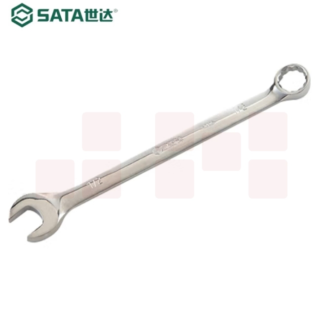 世达（SATA)	 40107  英制全抛光两用扳手5/8寸