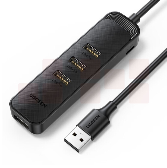 绿联   HUB集线器高速4口拓展坞  USB3.0分线器 0.25米 20485