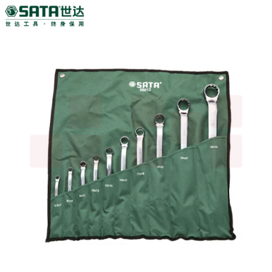 世达（SATA）10件全抛光双梅花扳手组套 货号08012