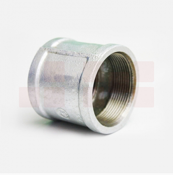 赣玛 玛钢国标管箍DN15 内丝直通4分接头