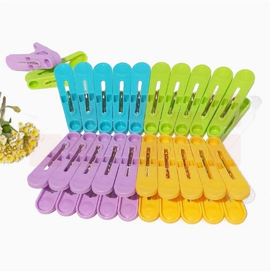 塑料夹子 防风晾晒夹 80个/包  货号：LJ