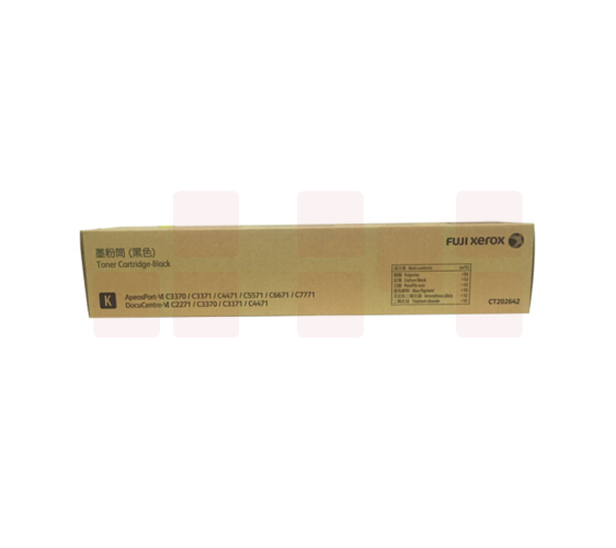 富士施乐（Fuji Xerox）CT202642黑色墨粉盒6代 （适用C3370/C3371/C4471/C5571机型）