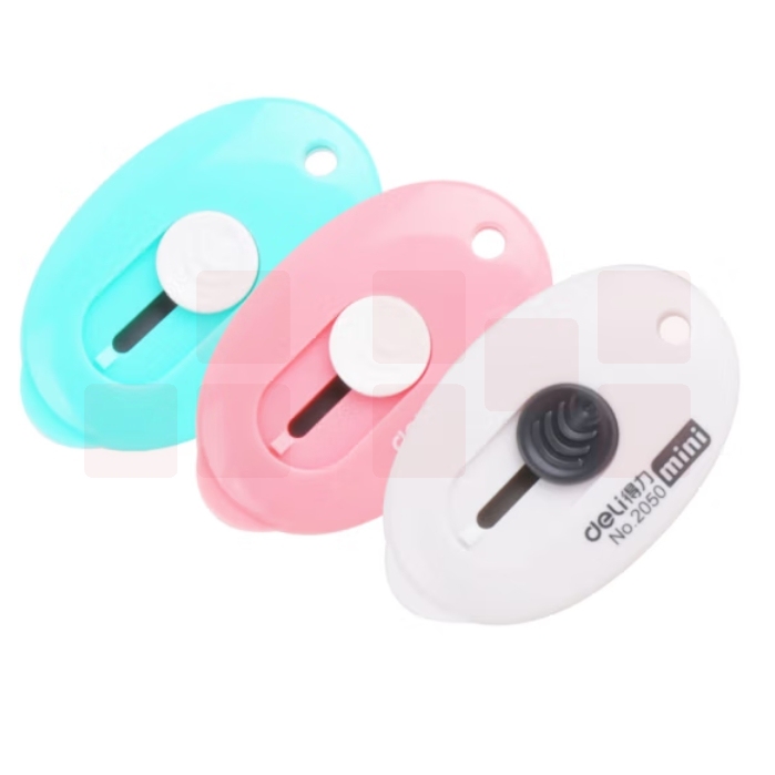 得力 2050 美工刀小号美工刀迷你拆信刀 （单位：把） 混色