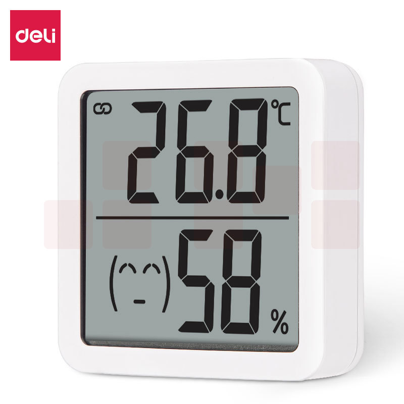 得力 智能互联电子温湿度计 蓝牙连接 LE508