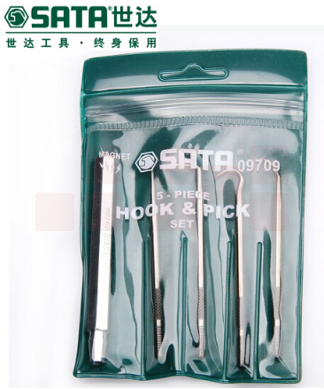 世达（SATA）5件密封圈挑钩组套 09709