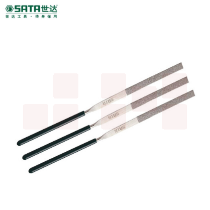 世达（SATA）金刚石平头扁锉3x140MM/平头锉扁锉刀金刚砂挫刀合金矬子 打磨工具03811
