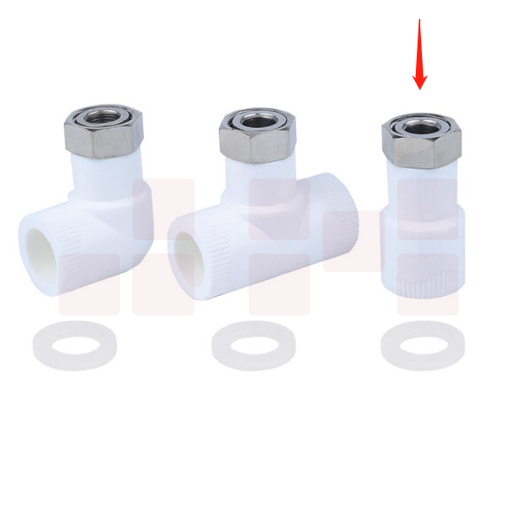 PPR活接头 直接头 DN20  4分  货号：JC