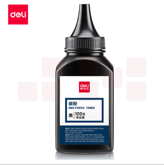 得力DBH-F2612A碳粉(黑色)适用惠普3050/M1005//1010/1012/1015/M1319f