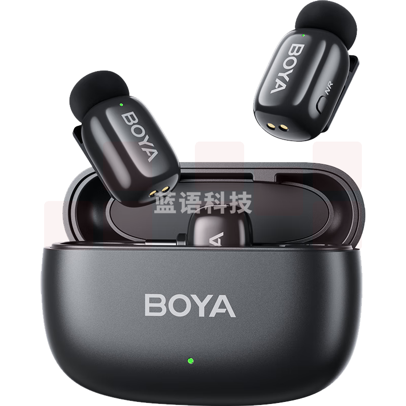 BOYA mini博雅迷你无线领夹麦克风收音麦 手机直播户外采访vlog短视频收音小蜜蜂降噪麦克风 Type-C版