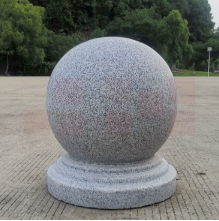 石球 路障 花岗岩挡路球 广场石墩子 阻车石球 门墩 （含送货、装货、卸货、安装指定位置）